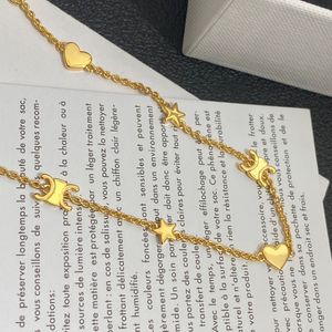 Collana Collane di design di lusso Catena di girocollo Cenata C-Letter Dichiarazione a sospensione 18K Ottone Gold Giove femminile di Fas da donna Brass Plorato 292J