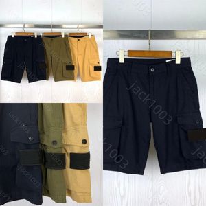 ISLAND New Classic style Men Shorts STONE Unisex Military Style Cotton Multi Pocket Compass Badge Embroidery loose casual Sports Shorts Beach shorts 06