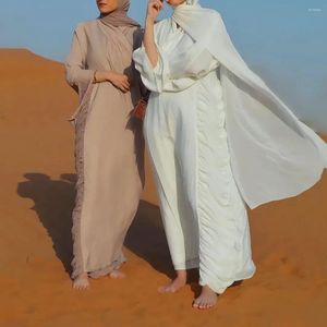 Ubranie etniczne Turcja Dubai muzułmańskie sukienki Abayas dla kobiet koronkowe eleganckie swetra szat