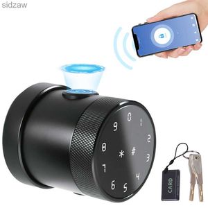 Smart Lock 5-in-1 Разблокировка смарт-дверной блокировки Без ключа Без ключа биометрической дверной ручки с клавиатурой Bt Tuya Приложение пульт дистанционного управления паролем отпечатка пальца Wx