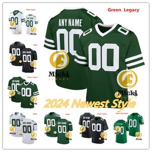 MONE #1 Molho Gardner Football Jersey costurou #5 Garrett Wilson #8 Aaron Rodgers #20 Breece Hall #12 Joe Namath Jerseys S-3xl