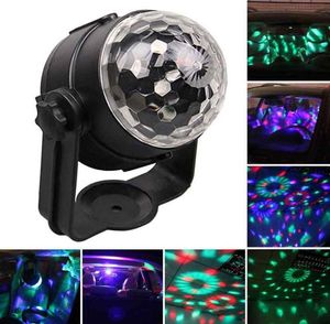 Disco Light USB Party Laser für Car DJ Magic Ball Sound Steuerelement bewegte Lampenkopffahrzeug Disco -Projektor Bühnenlicht 280b1233225