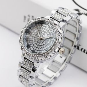 Women's Watches Women Golden Watch For Lady Luxury Designer Brand Crystal Diamond Bracelet Quartz Wristwatch Relogio Feminino Wris 243p