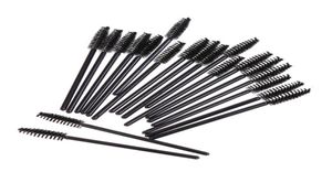 100 PCs Eyelash Eye Lash Black Einweg Mascara Zauberstab Spoolies Make -up New Nail Art Tool5251374