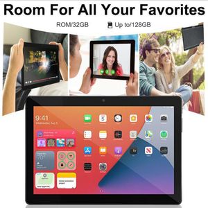 Neue Ankunft 10,1 Zoll 9863 Android 10 Tablets 4 GB RAM 128 GB ROM Octa-Core Dual SIM GPS WiFi 4G Telefonanruf IPS Tablet PC