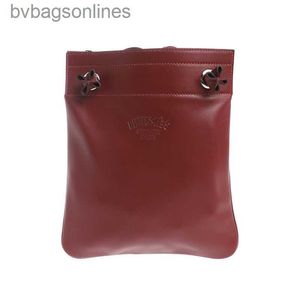 AAA Högkvalitativ HREMMS -väskor Designer Luxury Original Brand Bags New Red Leather Aline Series Womens Shoulder Bag Bag