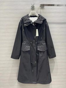 Women's Trench Coats Fashionable Spring And Autumn Summer High-grade Custom Fabric Windbreaker