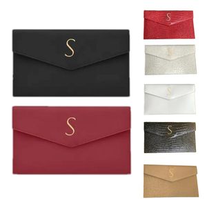 Envelope designer wallet women purses designer woman handbag wallets Sac Luxe women flap crocodile leather purse clutch bags top luxury simple te056 H4