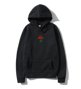 Men039s Hoodies Sweatshirts 2021 Spring And Summer Hoodie Sweatshirt Fashion Street Style Rose Print Top Pullover3289605