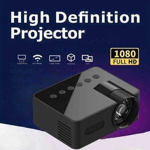 Projektorer Wireless Outdoor Indoor Projector Mobiltelefon Projektor Mini Full HD Video Projector Portable Samma skärm iOS/Android WiFi J240509