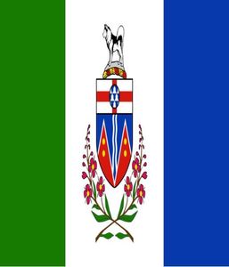 Канадский флаг Yukon 3ft x 5ft Polyester Banner Flight 150 90 см. Флаг пользователя Outdoor7421587