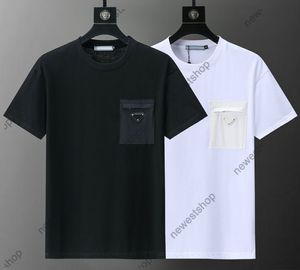 Men designer tee camiseta 24sss Itália Padrão de letra impressão de manga curta Camise