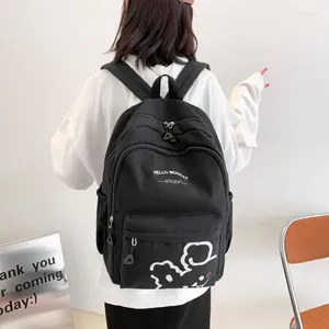 Schultaschen wasserdichte japanische Cartoon-Frauen-Rucksack: Großkapazität mehrschichtiges Design perfekt für Reisen und