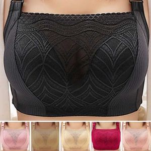 Aktive Unterwäsche Frauen sexy Spitze Brassiere große Größe Push Up Intimates Fe Bra Tops Dessous 85 90 95 100 C D Red Black Blue ER Unterwäsche D240508