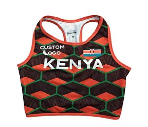 KENYA Women TrackField Fast Running Tank Tops Suit 4100 Speed Outfit Customizable Bra 2205059466791