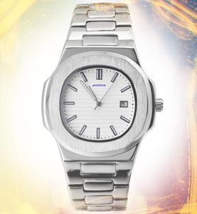 Business Trend Highend Aço inoxidável relógios homens quartzo cronógrafo do relógio Data do calendário de alta qualidade Dial quadrado face Face atacadale Gifts Wristwatch