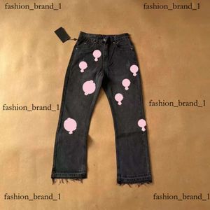 Designer Chrome JNCO Jeans Purple Jeans Mens Ksubi Jeans Old Washed Jeans rakt för män Leopard Casual Long Pant Style BA85