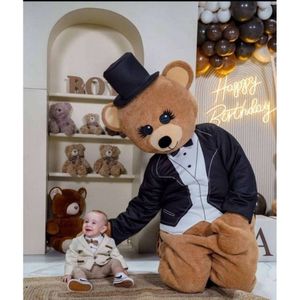 Mascot kostymer Brown Bear Halloween Animal Mascot Costume