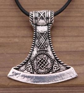 Slavic Perun Ax Star of Ryssland Svarog Symbol Viking Warrior Ax Protection Amulet Halsband Män hedniska smycken4089446