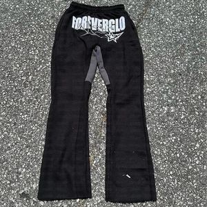 Y2K Vintage Streetwear Track Pant Women HARAJUKU szeroko nogi spodnie dresowe duże litera gwiazda druku