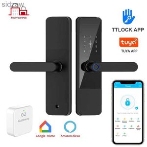 Smart Lock Keyless security fingerprint digital password intelligent door lock with NFC card reader WX