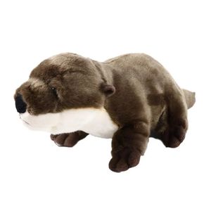 طفل أطفال عيد ميلاد لطيف CM حيوان أفخم Toy Otter Plush Toy ملء حيوان Otter ملء دمية محاكاة Otter 240426