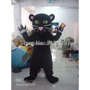 Costumi di mascotte Vendita calda Speciale Accetta Custom Black Cat Black Halloween Mascot Costume Vestite Fancy Animal Shipping Free Shipping