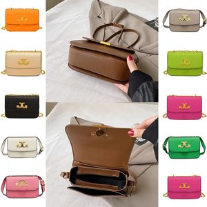 Mody designer torby torby crossbody luksusowe torby na ramię Zakupy miękka skórzana strona czerwono pomarańczowa żeńska torebki dojeżderskie łańcuch imprezowy styl zewnętrzny styl