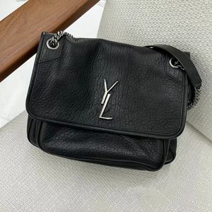 Crossbody-Bag-Umhängetasche modische neue qualitativ hochwertige Leder-Wandertasche mit großer Kapazität Eins Schulter-Crossbody-Ketten-Messenger-Tasche,