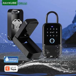 Smart Lock Raykube K5 IP65 Waterproof Tuya Ble Smart Key Box Hasło Partuń Palców
