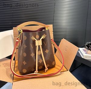 7a borse per secchio designer borse a fiore marrone borse vera in pelle classica borse da borse coulcata borsetta borsetta