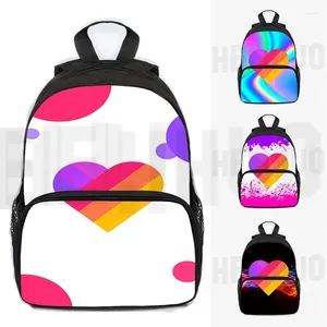 Backpack Likee Video App Kids Bag für Teenager 3d Russland Typ Reißverschluss Kindergarten Frauen Schultaschen Teenager Mädchen 13 Zoll