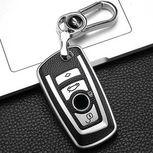 Car Key Leather Style Car Remote Key Case Cover Shell Fob For BMW X3 X5 X6 F30 F34 F10 F20 G20 G30 G01 G02 G05 F15 F16 1 3 5 7 Series T240509