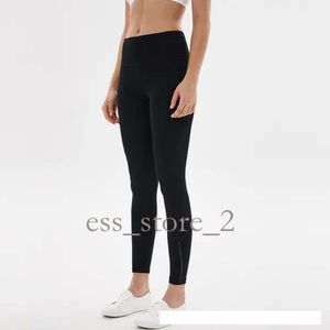 lululemo leggings 24ss top quality LL Yoga Pocket Leggings Fast and Free High Waist Capris Seamless Align Running Wave Point Pants 474