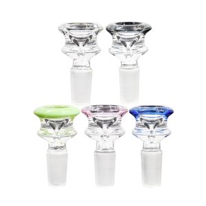 Shisha Dicke Schüsselstück für Glasbongs Objekttrichter Schalen Rohröl -Rigs Stücke 14mm 18 mm Rauchrohre