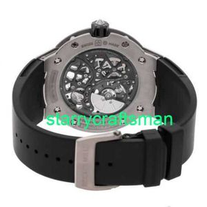 RM Luxury Watches Mechanical Watch Mills RM033 Extra platt automatisk titan Men Strap Watch RM033 AL TI STWN