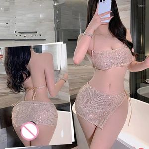 Casual Dresses Dress Nightclub Sister Wrap Hip Skirt And Sexy Uniform Set Beach Summer Party Girl In Woman Tight