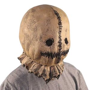 Party Masken Horror Reality Vogelscheuche Maske Rollenspiele für Erwachsene Halloween Kostüm Horror Latex Schädel-Schädel-Party Q240508