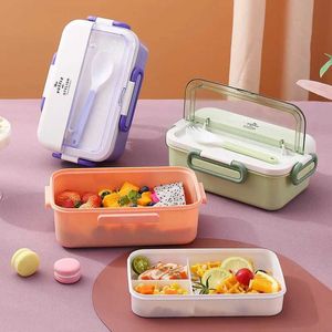 Lanches Bags Box de plástico para crianças BPA BPA Free Microwave à prova de vazamento Bento Box Recipiente de armazenamento de alimentos para crianças meninos e meninas
