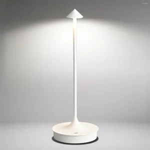 Tischlampen schnurlose Lampe wiederaufladbare LED Touch Dimmbare drahtlose Nachtleuchte Wohnzimmer Esszimmer Esszimmer Esszimmer