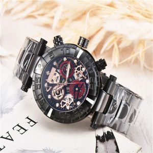 Armbanduhren Invincible Casual Mode Herren Quartz Watch Unbesiedelte Luxusuhren Invicto Reloj de Hombre für Drop 253d