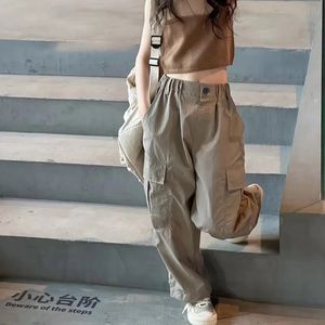 teenage girls clothing girls pants cargo pants casual pants girls clothes from 8 to 14 years old Pants for girls 240508