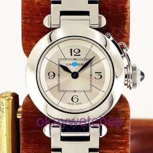 Crrattre Designer высококачественные часы Miss W3140007 Кварцевая серебряная из нержавеющая сталь