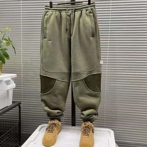 Mens Joggers Pants Style Spring och Autumn New Straight Tube Loose Leg Casual For Men's High Street Fashion Civersatile Sports Trendy Brand Sanitary Drawstring Slim