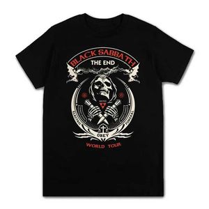 Erkek Tişörtler 2024 Yaz Pamuk Heavy Metal Rock Band T Shirt Erkek Kadın Yuvarlak Boyun Günlük Boyut Grafik TS Kısa Slve Üstleri T240506