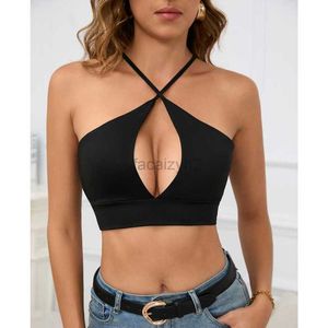 Women's T Shirt sexy Tees 2024 Small Tank Top Women's Hollow Hanging Strap Sexy Summer Top Women Plus Size tops