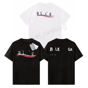 Męska koszulka designerka Tshirt letnia moda graficzna grafika druk bawełniany luźne man Casual Man Street Krótkie koszule damskie topy