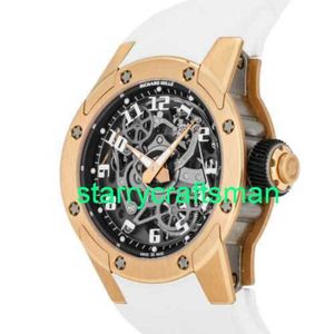 RM Luxury Watches Mechanical Watch Mills RM63-01 Dizzy Hands Auto Rose Gold Men 42mm Watch RM63-01 AO RG STJG