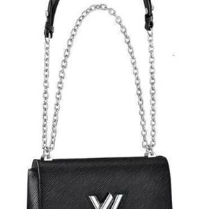 Axelväskor Designer Twist PM M50332 Kvinnor visar totes handväskor topphandtag Cross Body Messenger Bag 280e