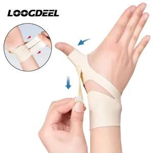 Wrist Support Elastic Thumb Brace Compression Sleeve Protector For Relieving Pain Arthritis Joint Tendonitis Sprains Sports